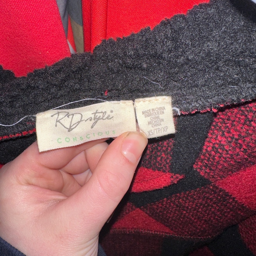 Flannel button up jacket - Picture 3 of 3